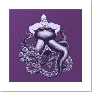 Poor Unfortunate Sea Witch Posters and Art